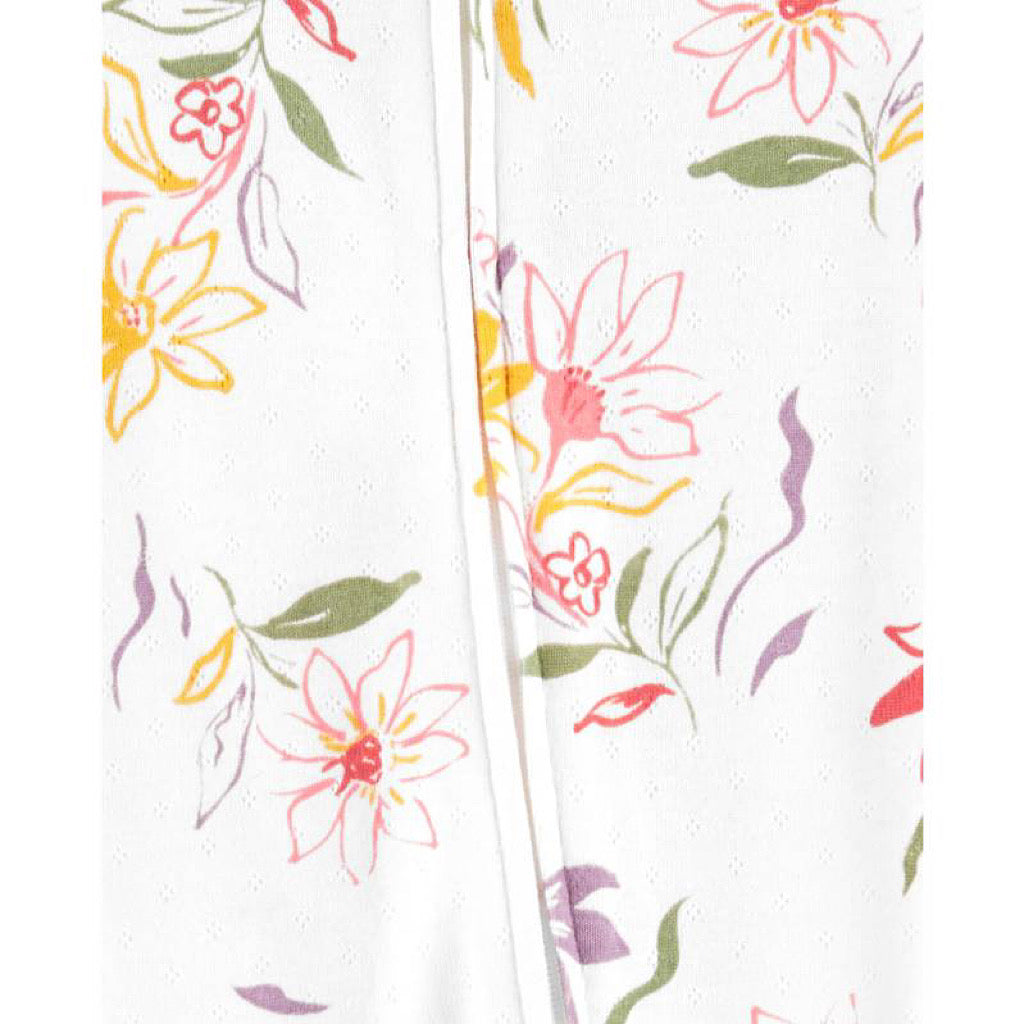 Mameluco Carter’s floral blanco para bebita - JORHELITOS - JORHELITOS