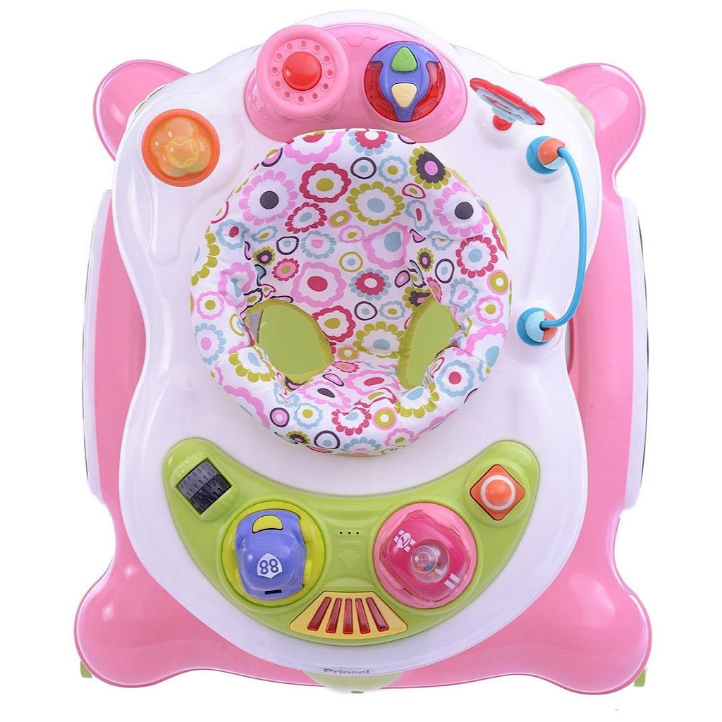 Andadera Prinsel multi actividades rosa 3 en 1 - JORHELITOS - JORHELITOS