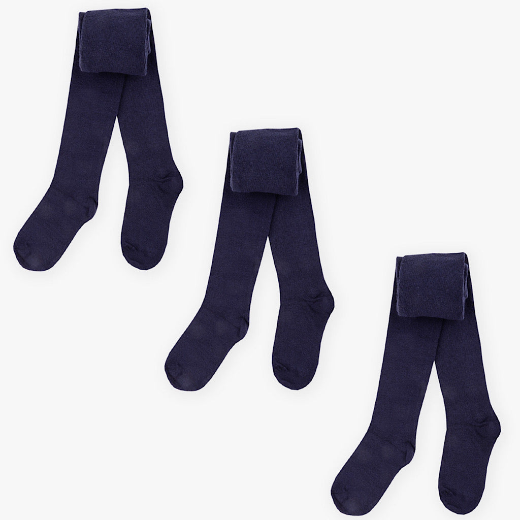 Set de 3 mallas Baby Creysi azul marino para niña - JORHELITOS - JORHELITOS