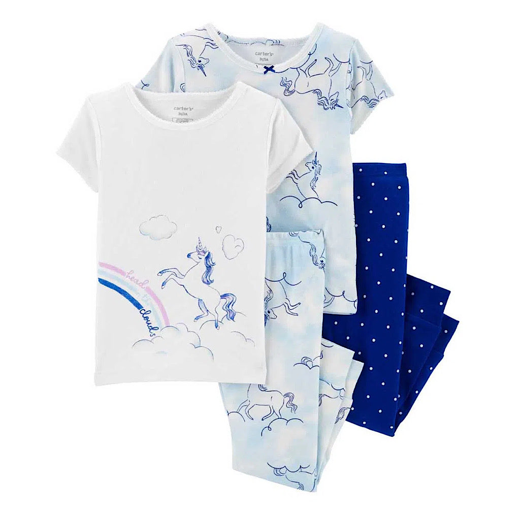 Set de Pijama Carter’s unicornio para bebita - JORHELITOS - JORHELITOS