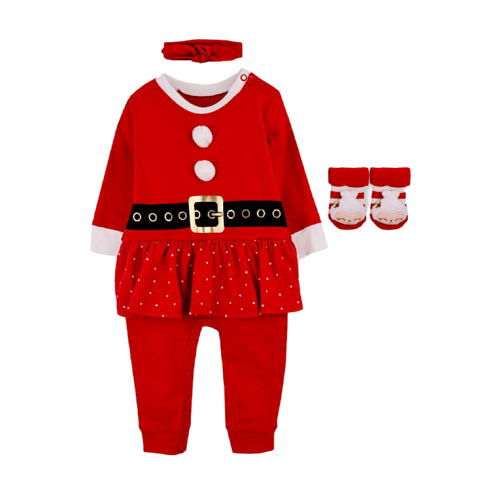 Set navideño Baby Creysi para bebita - JORHELITOS - JORHELITOS