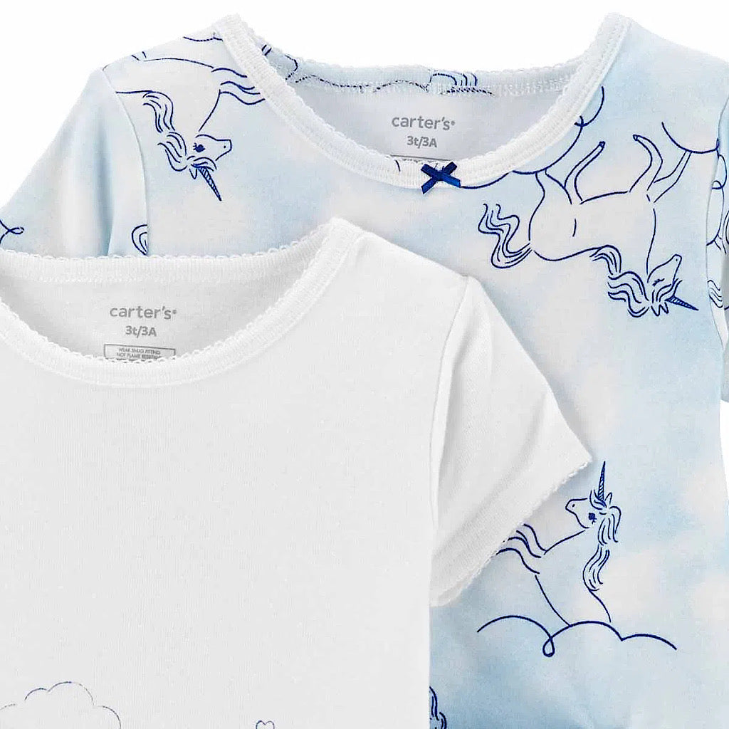 Set de Pijama Carter’s unicornio para bebita - JORHELITOS - JORHELITOS