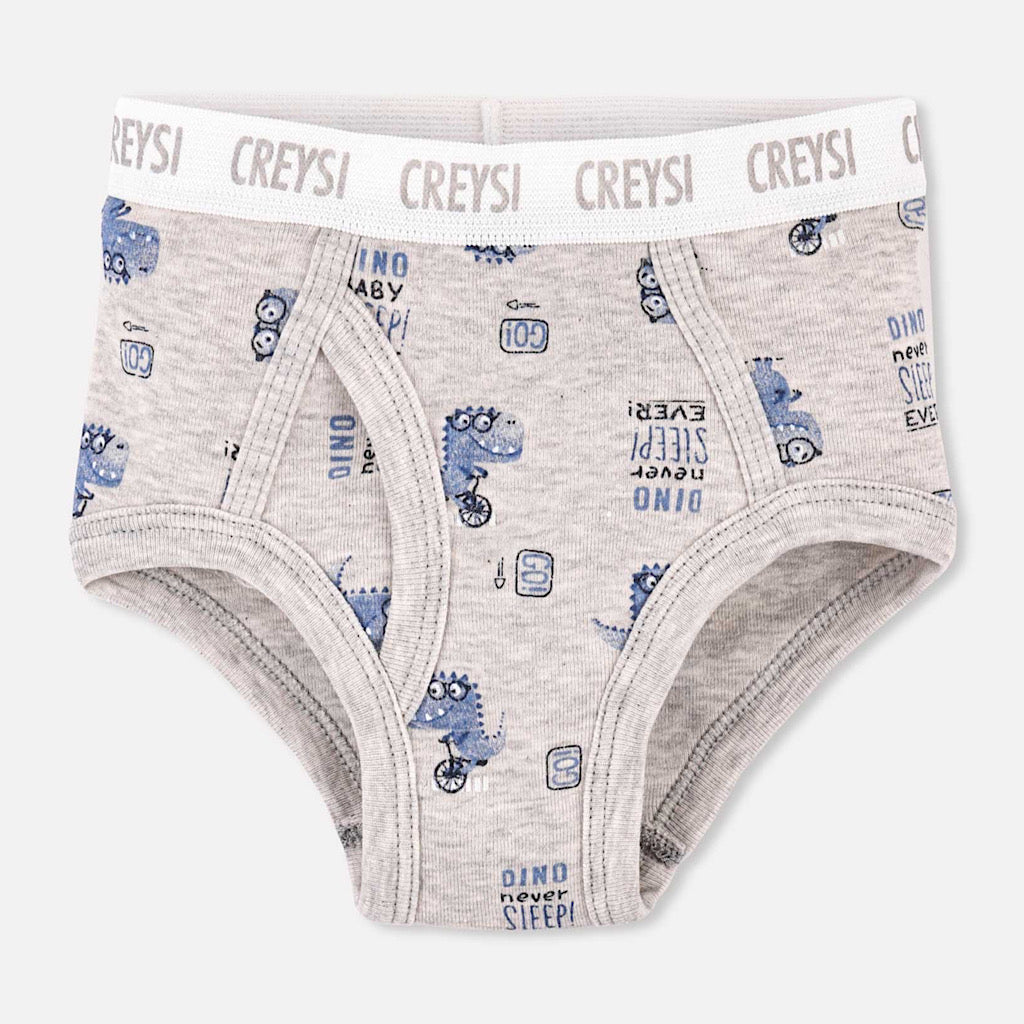 Trusa Baby Creysi dinosaurios gris para niño - JORHELITOS - JORHELITOS