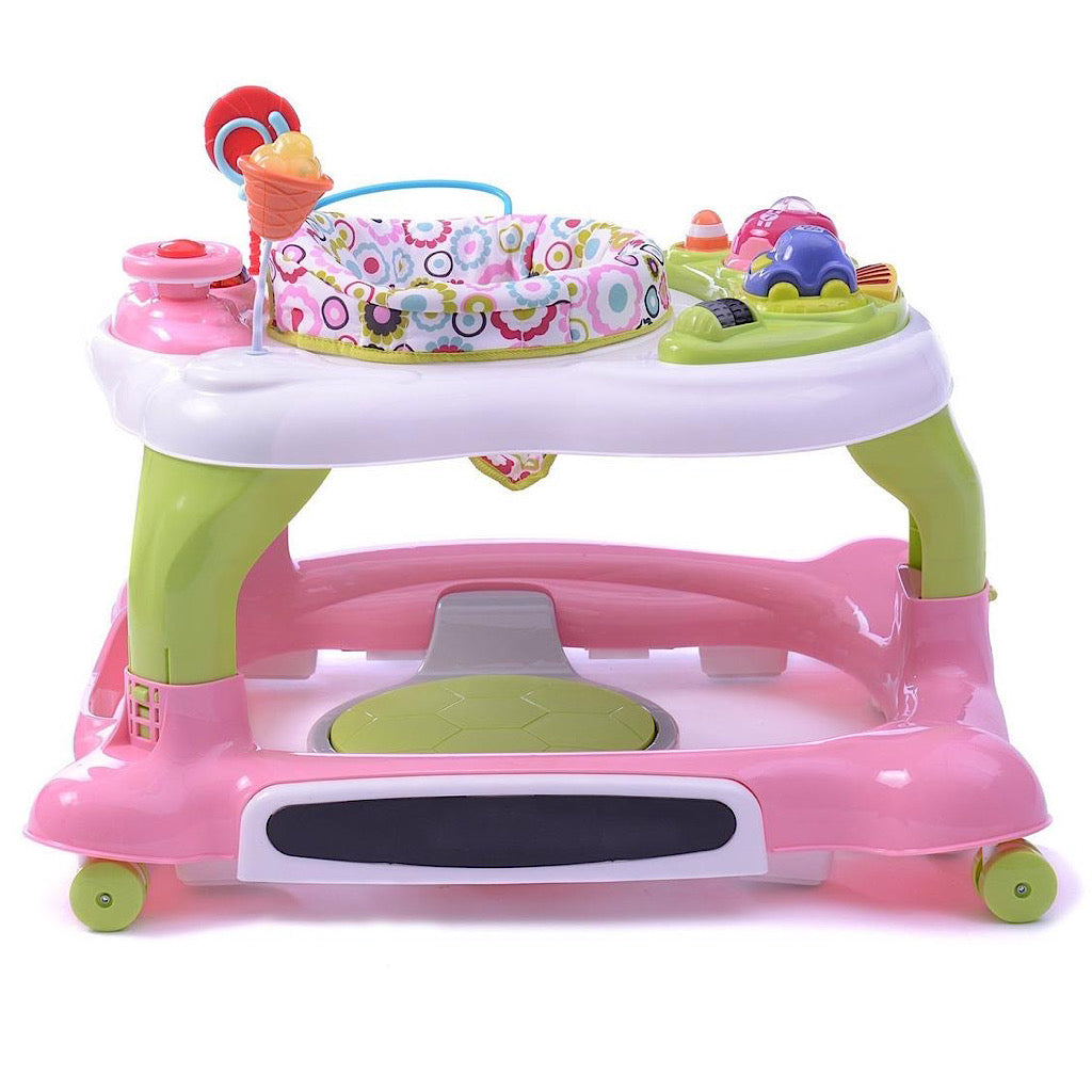 Andadera Prinsel multi actividades rosa 3 en 1 - JORHELITOS - JORHELITOS