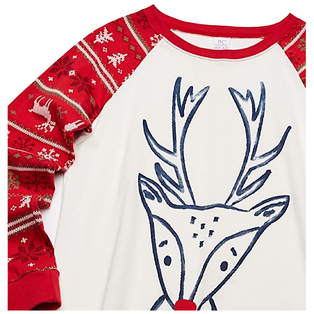 Pijama Baby Creysi roja reno - JORHELITOS - JORHELITOS