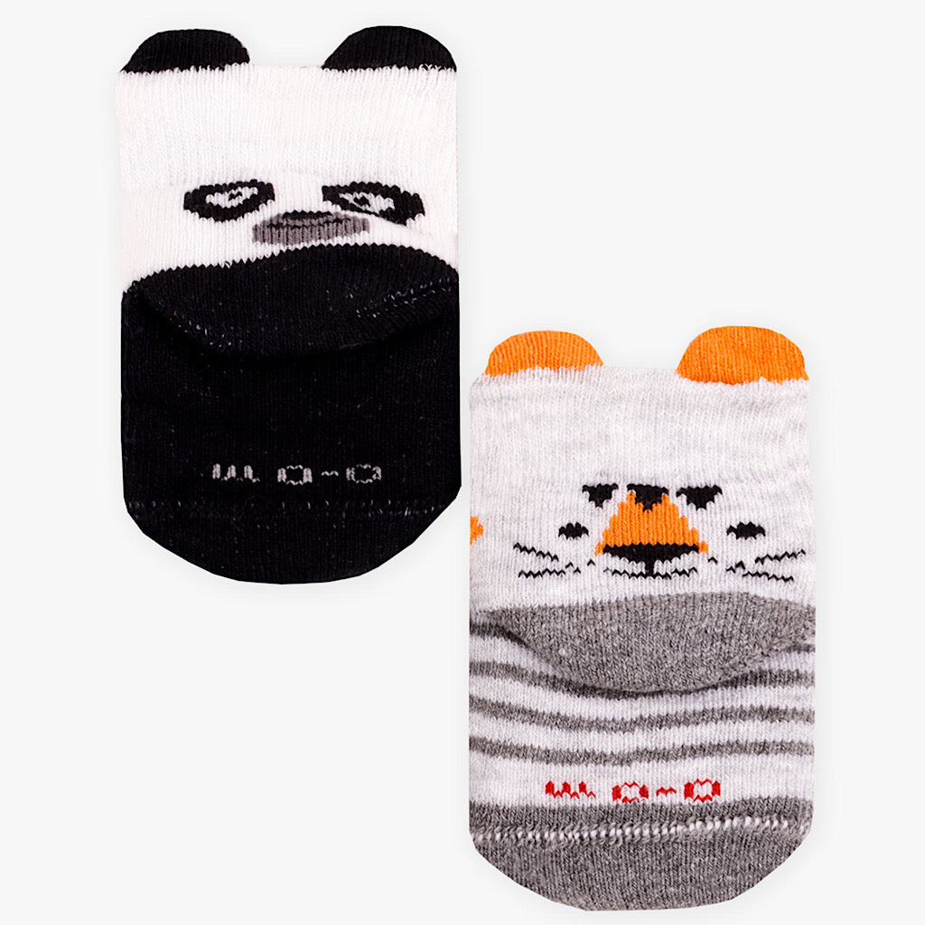 Set 2 pares de tines Baby Creysi panda y tigre - JORHELITOS - JORHELITOS