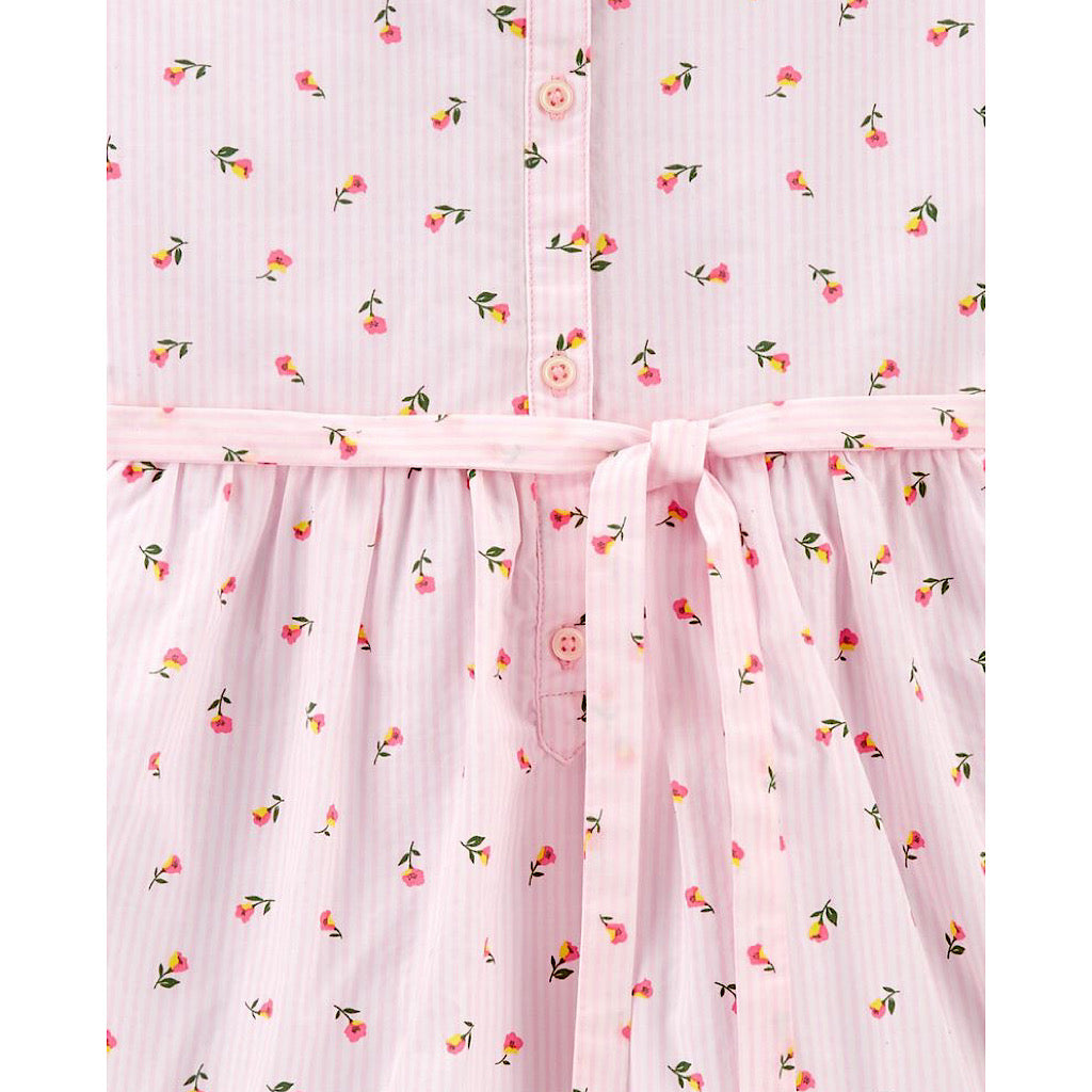 Vestido Carter’s rosa flores niña preescolar - JORHELITOS - JORHELITOS