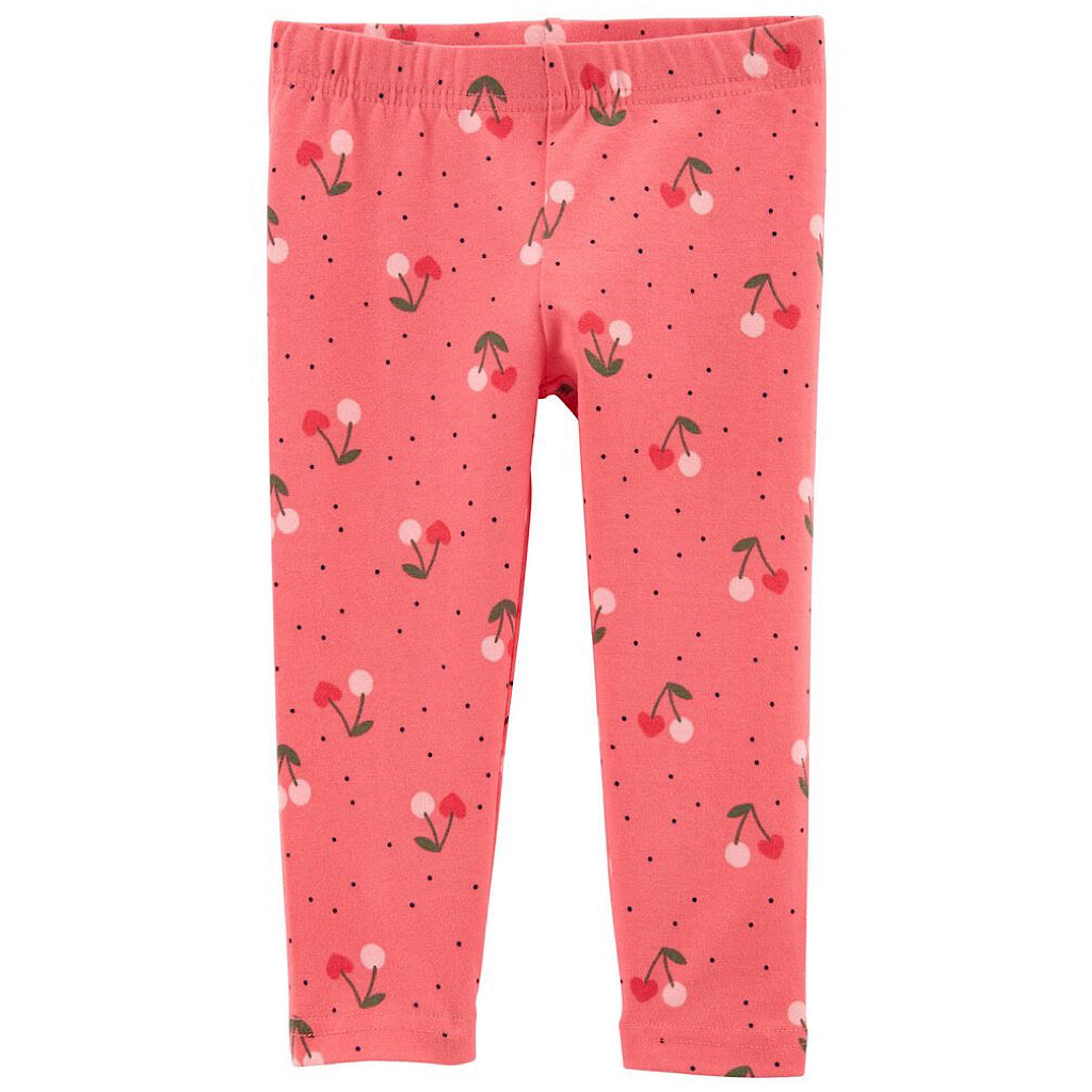 Leggings Carter’s estampado cerezas rosa niña preescolar - JORHELITOS - JORHELITOS