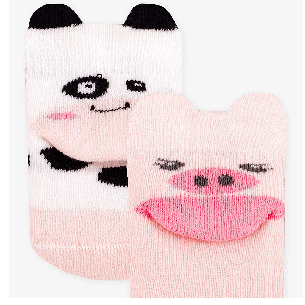 Set 2 pares de tines Baby Creysi vaquita - JORHELITOS - JORHELITOS