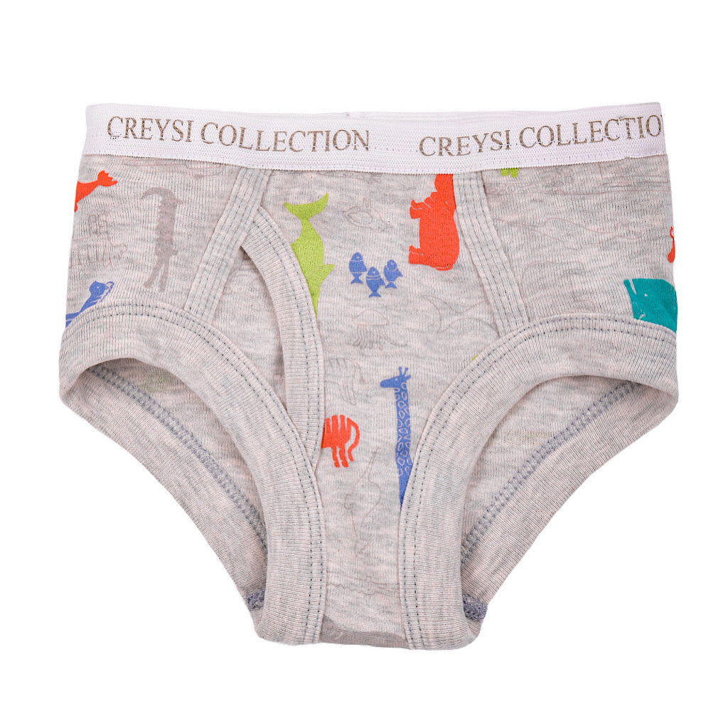 Trusa Baby Creysi gris animalitos para niño - JORHELITOS - JORHELITOS