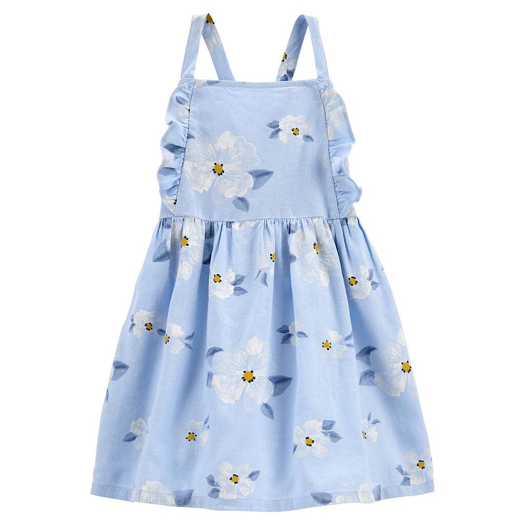 Vestido Carter’s azul floral para niña preescolar - JORHELITOS - JORHELITOS