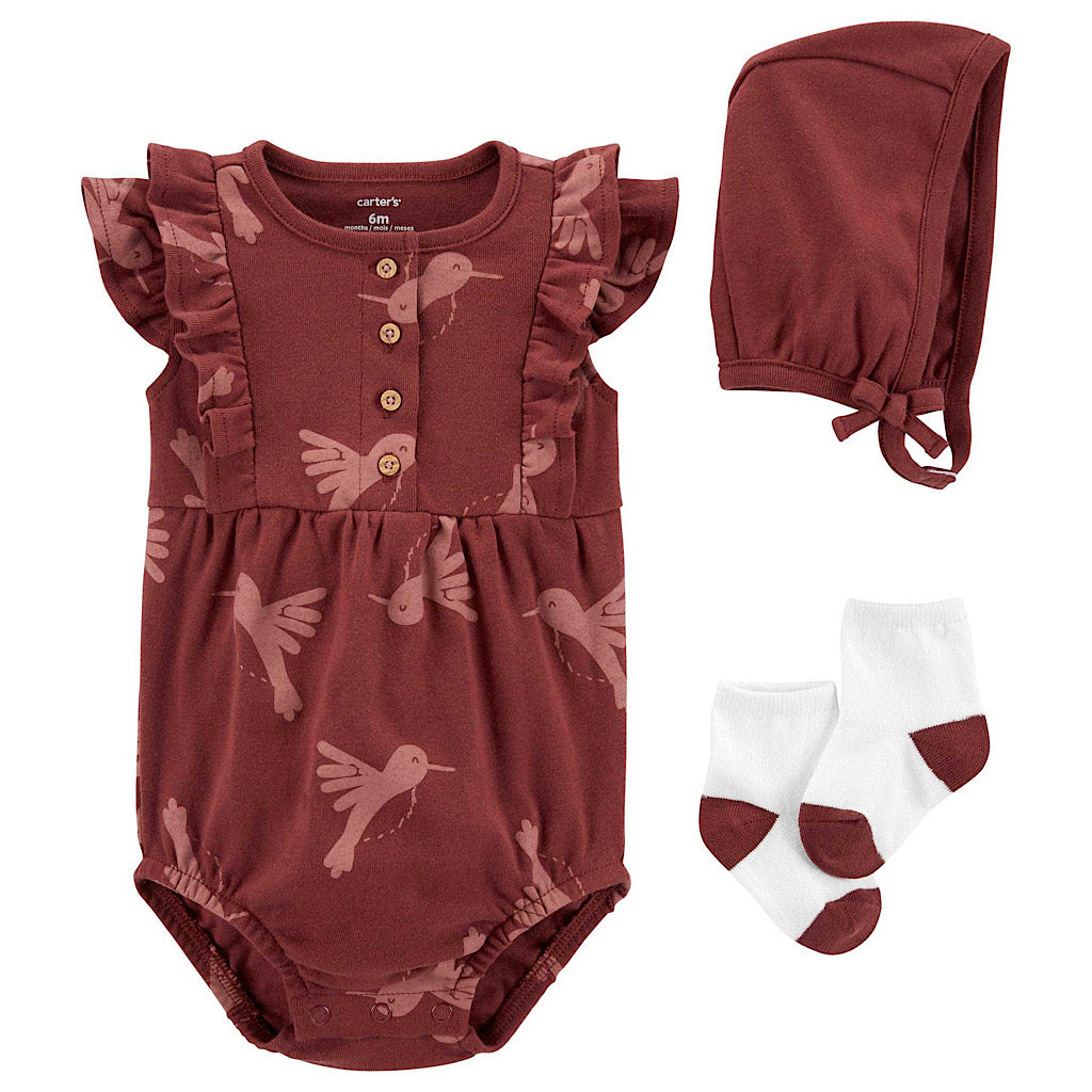 Pañalero Carter’s colibríes para bebita - JORHELITOS - JORHELITOS