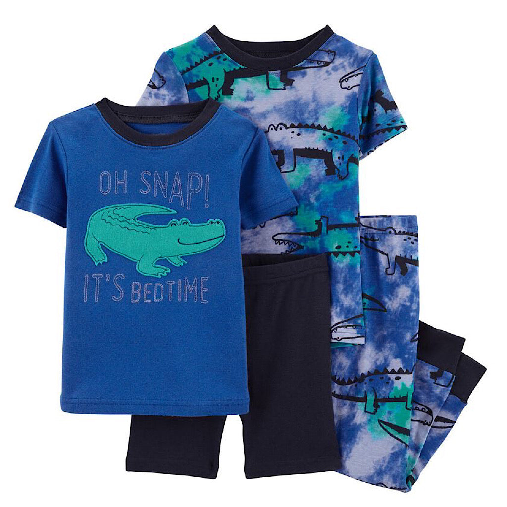 Set de pijama Carter’s 4 piezas cocodrilo niño - JORHELITOS - JORHELITOS