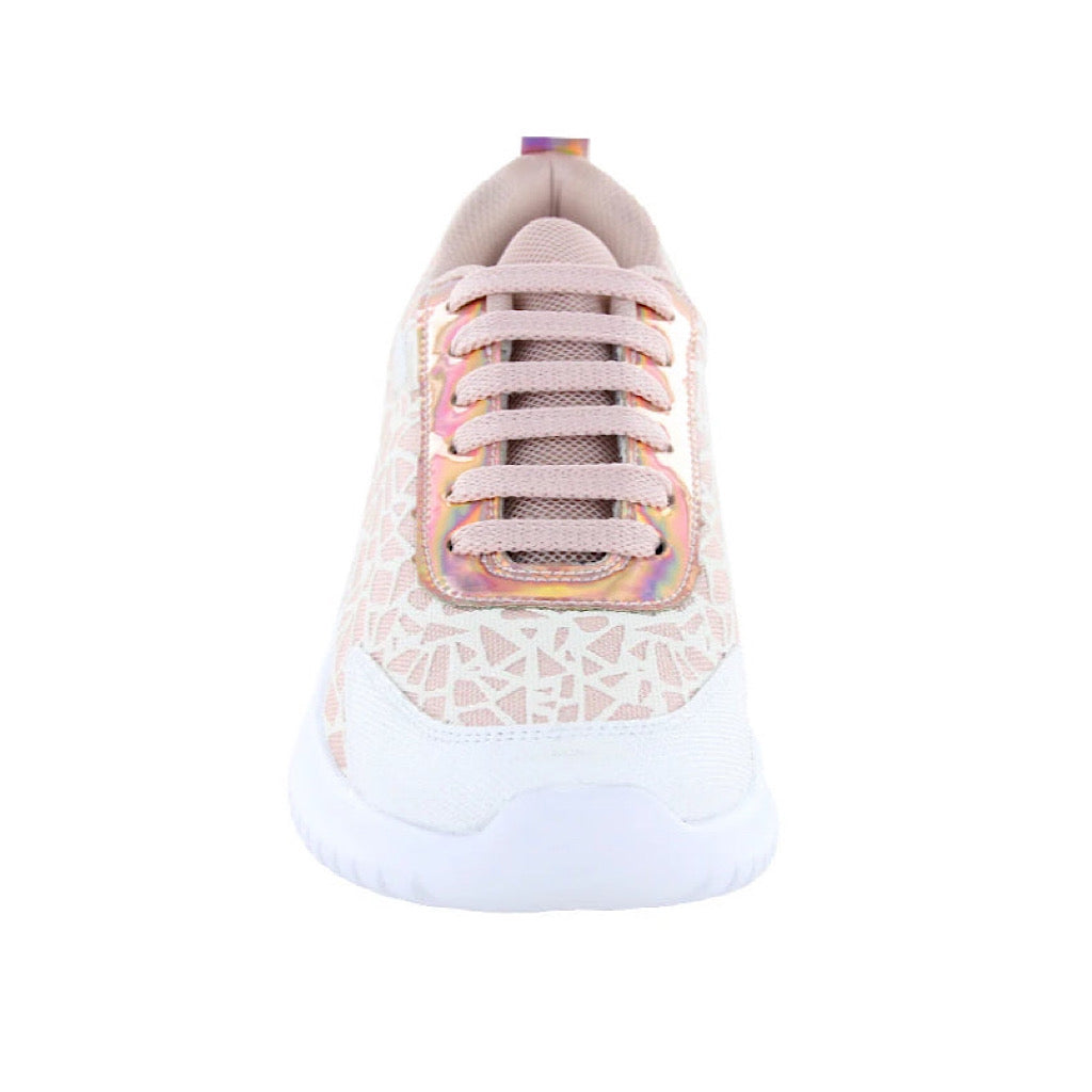 Tenis beige con rosa para niña Coqueta - JORHELITOS - JORHELITOS
