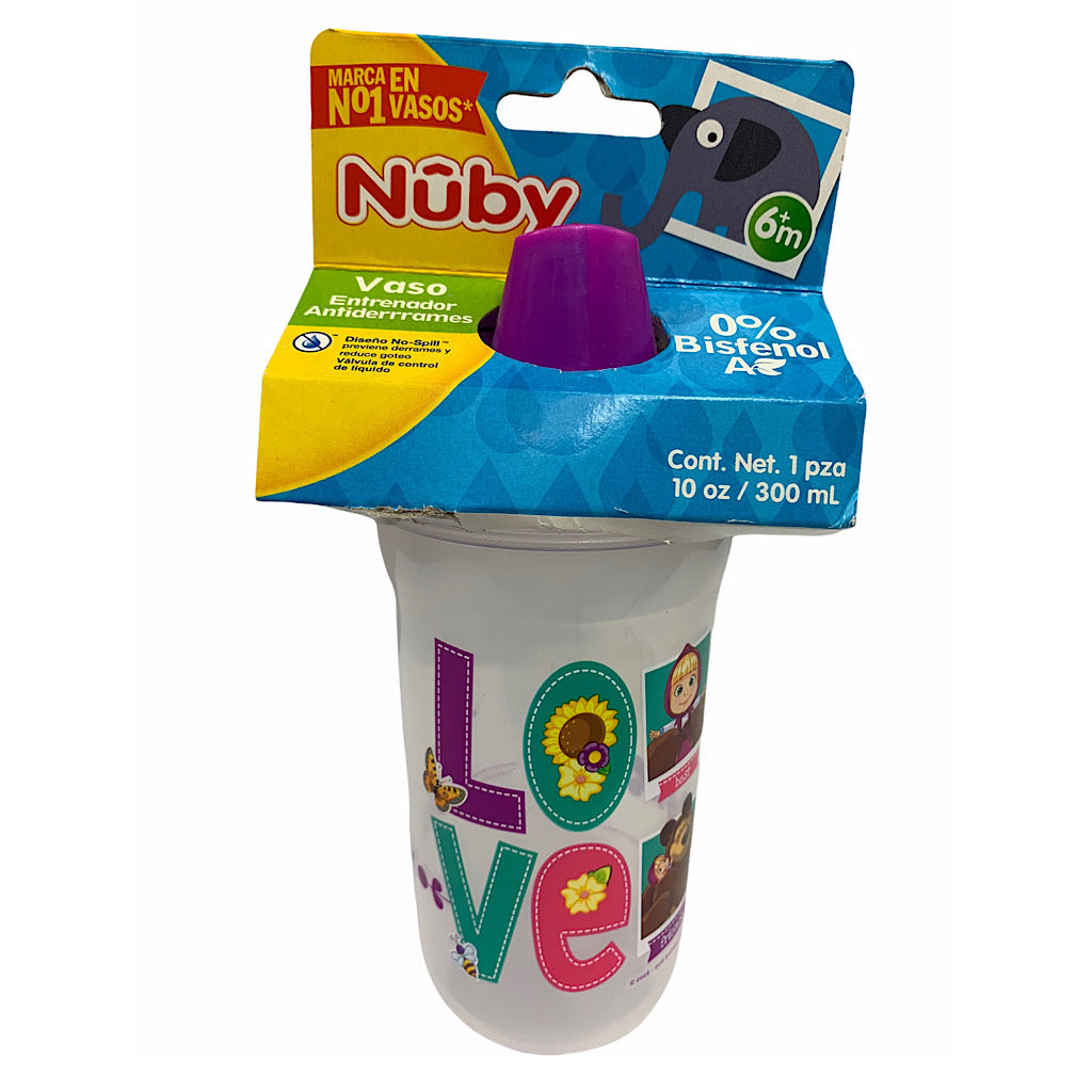 Vaso entrenador Nuby masha y oso +6m - JORHELITOS - JORHELITOS