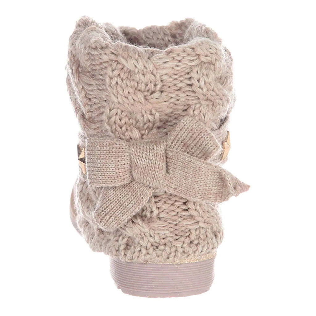 Bota color rosa tejida para niña Coqueta - JORHELITOS - JORHELITOS