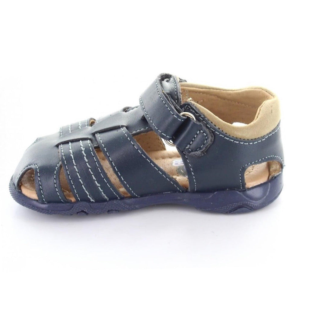 Huarache color azul marino para bebito Audaz - JORHELITOS - JORHELITOS