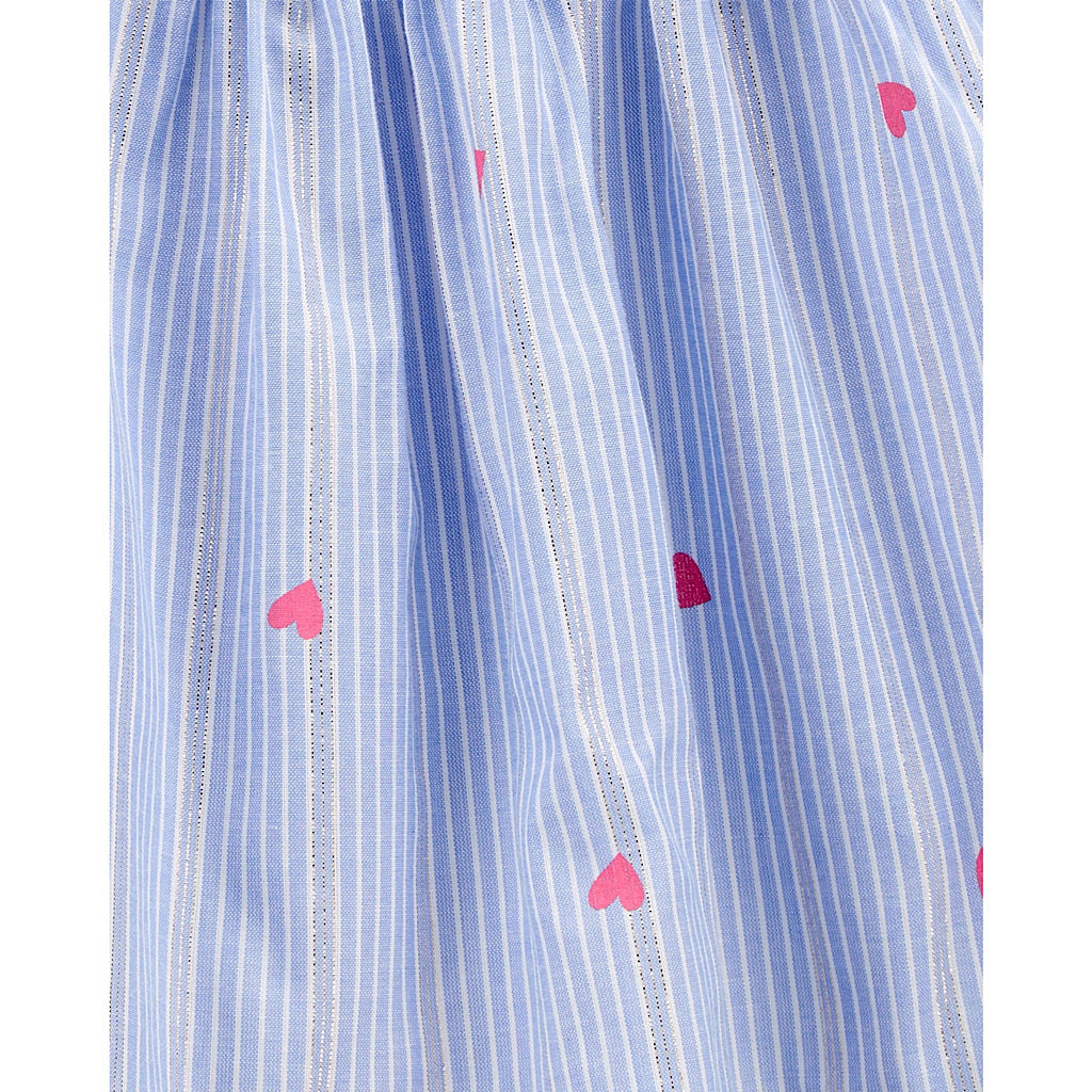 Vestido Oshkosh azul de corazones - JORHELITOS - JORHELITOS