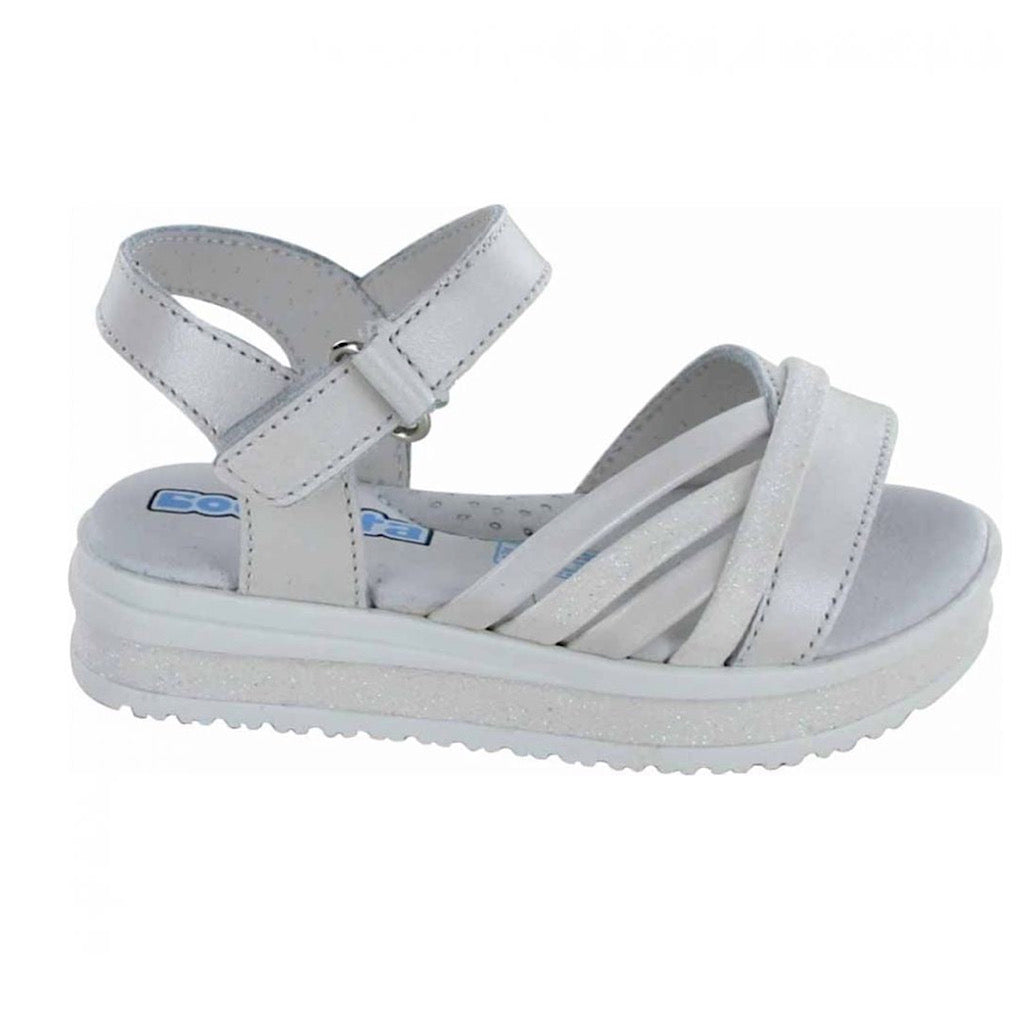 Sandalia blanca con velcro niña Coqueta - JORHELITOS - JORHELITOS