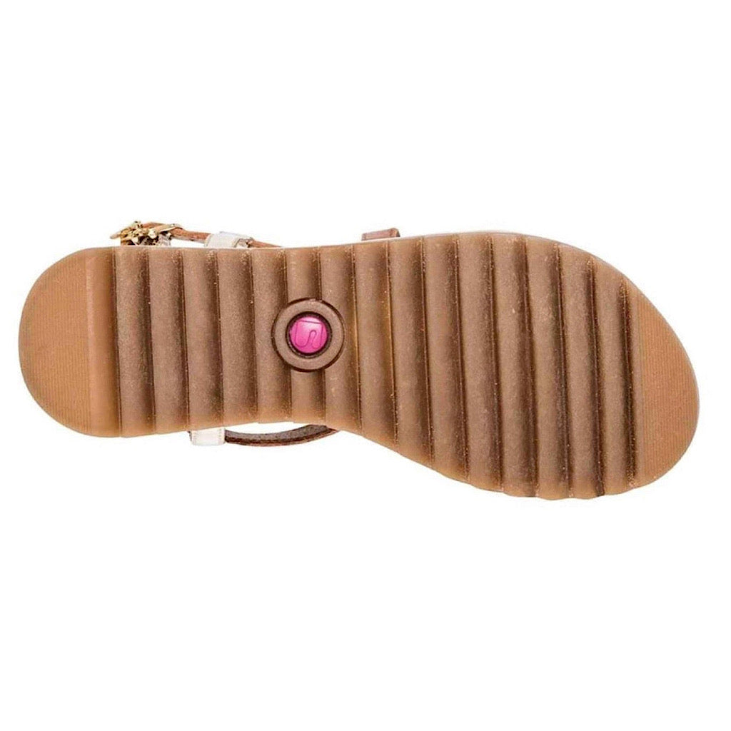 Sandalia con tiras color cafe niña Coqueta - JORHELITOS - JORHELITOS