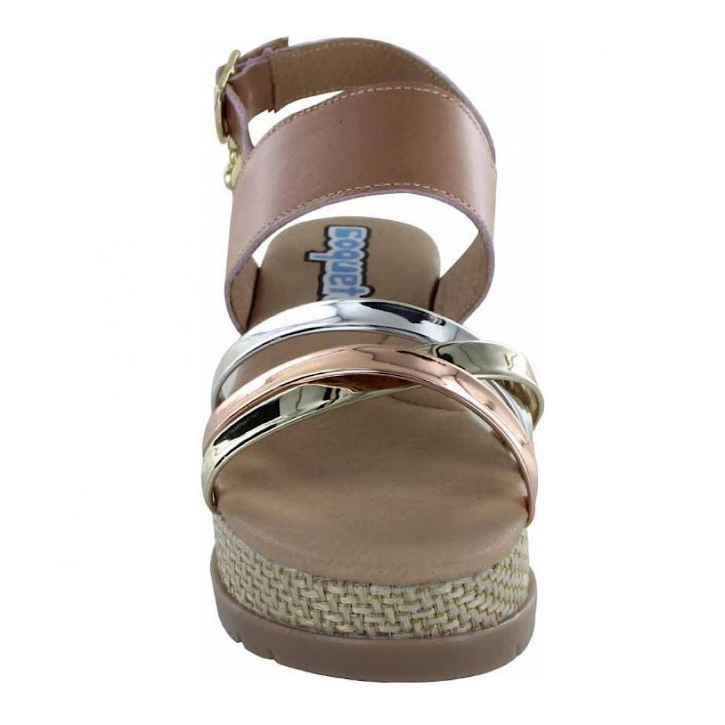 Sandalia color oro con plataforma niña Coqueta - JORHELITOS - JORHELITOS