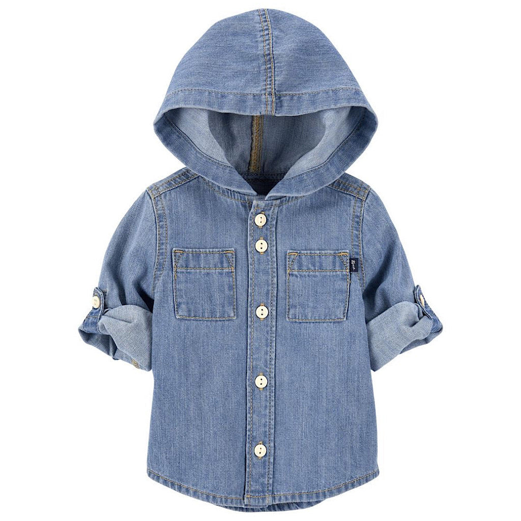 Blusa Oshkosh de mezclilla para niña - JORHELITOS - JORHELITOS