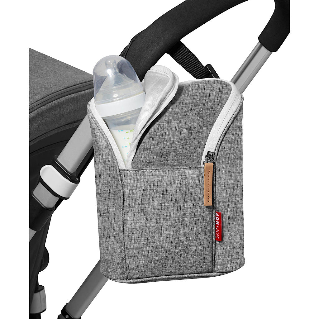 Mochila porta biberón doble Skip Hop gris - JORHELITOS - JORHELITOS