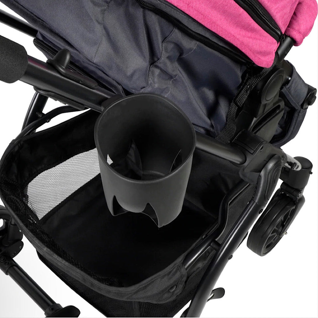 Carriola Prinsel prima ts portabebé rosa - JORHELITOS - JORHELITOS