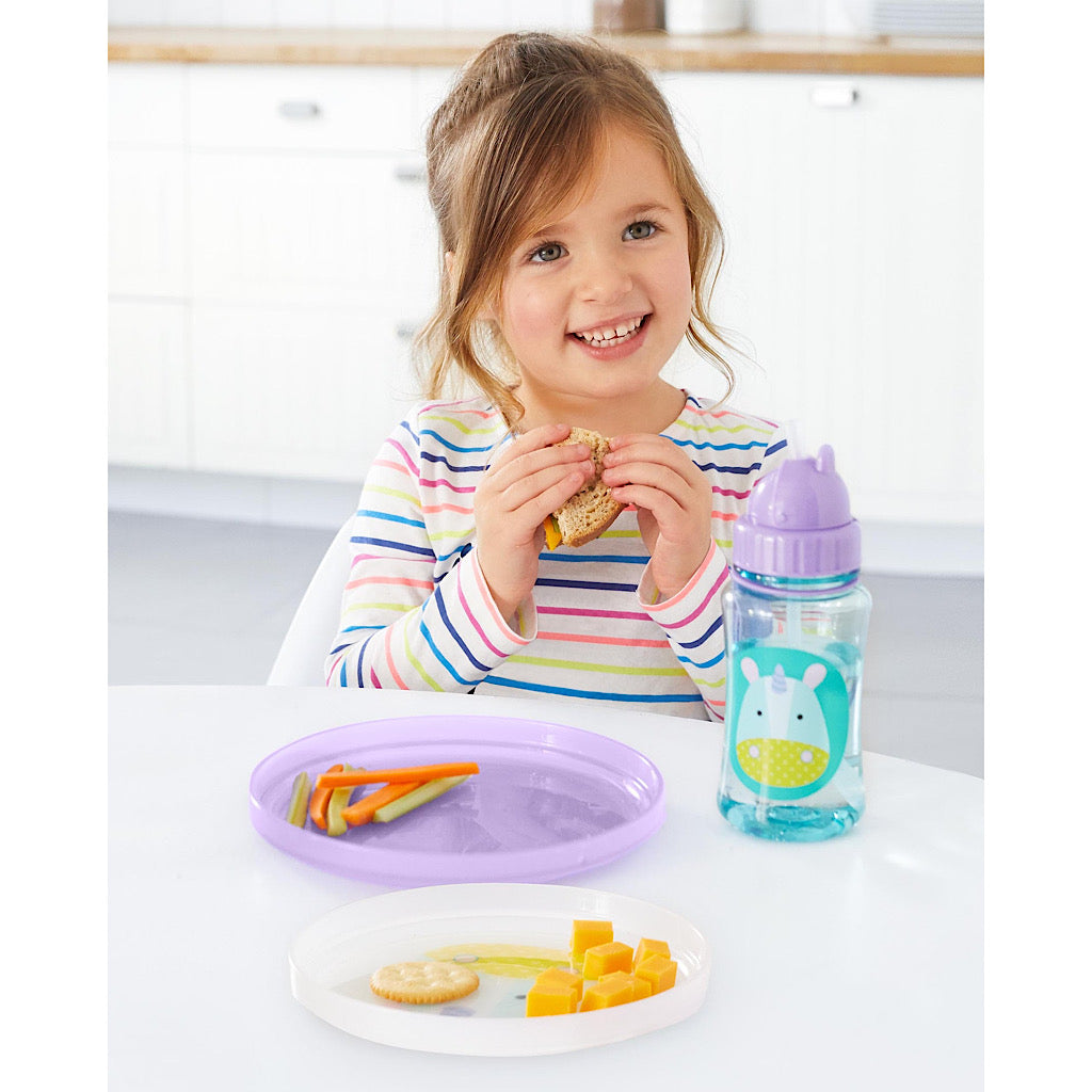 Set platos Skip Hop antideslizantes unicornio - JORHELITOS - JORHELITOS