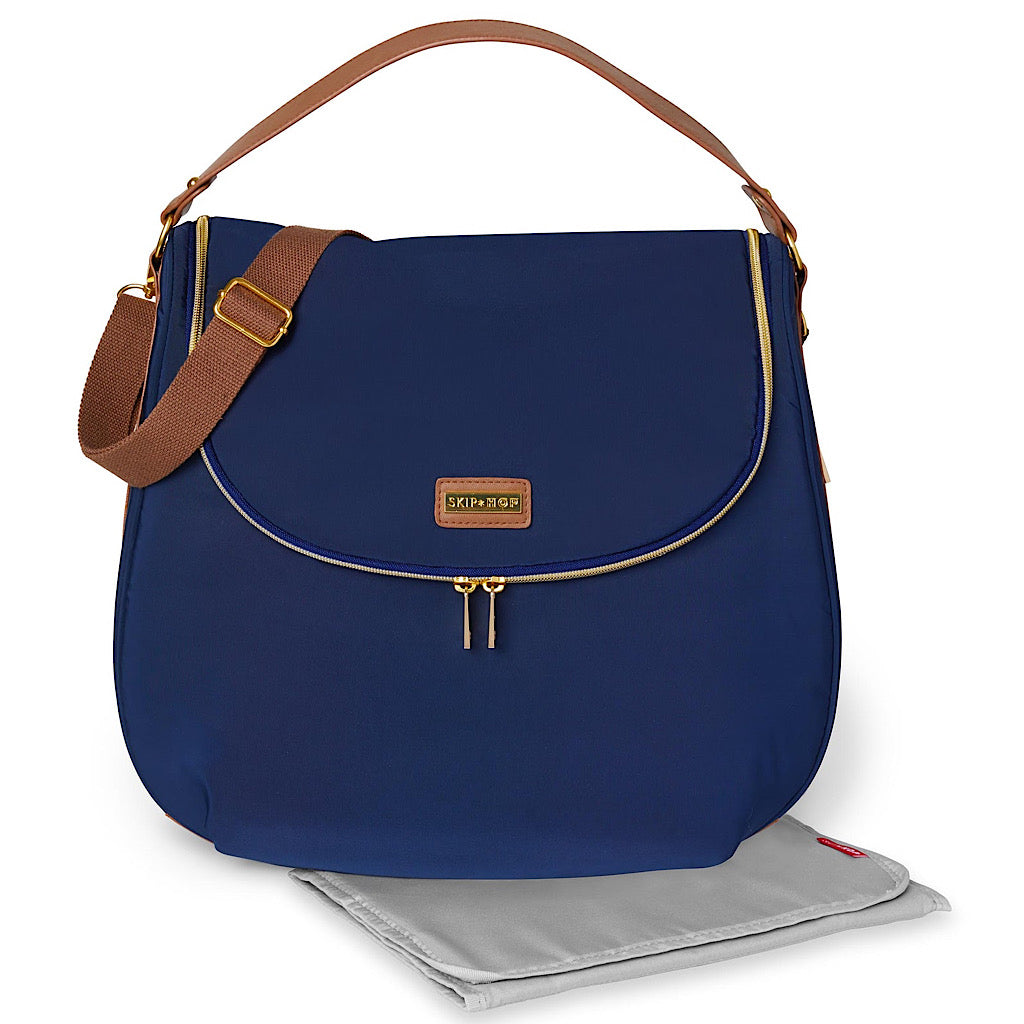 Bolso pañalera Skip Hop curve azul - JORHELITOS - JORHELITOS