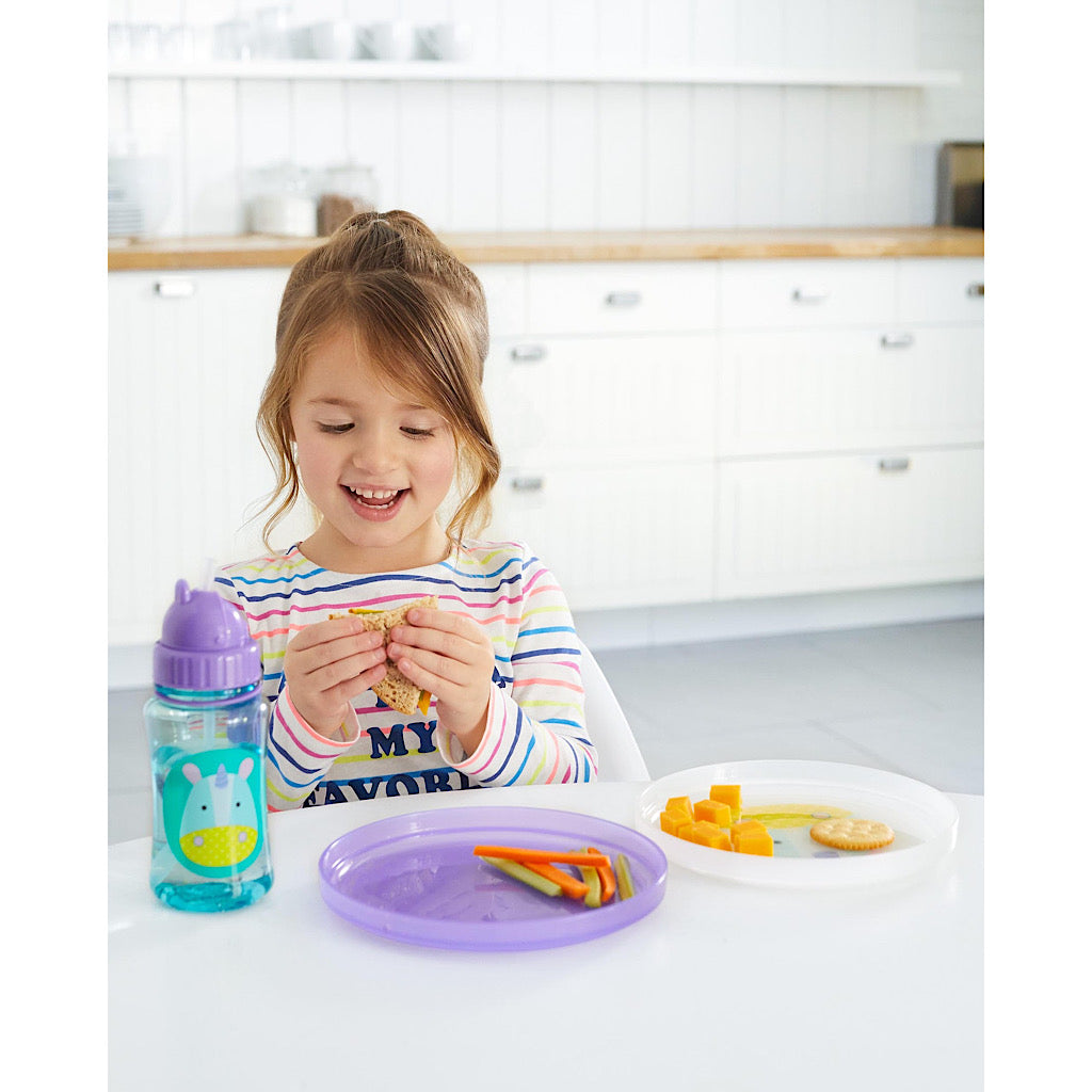 Set platos Skip Hop antideslizantes unicornio - JORHELITOS - JORHELITOS