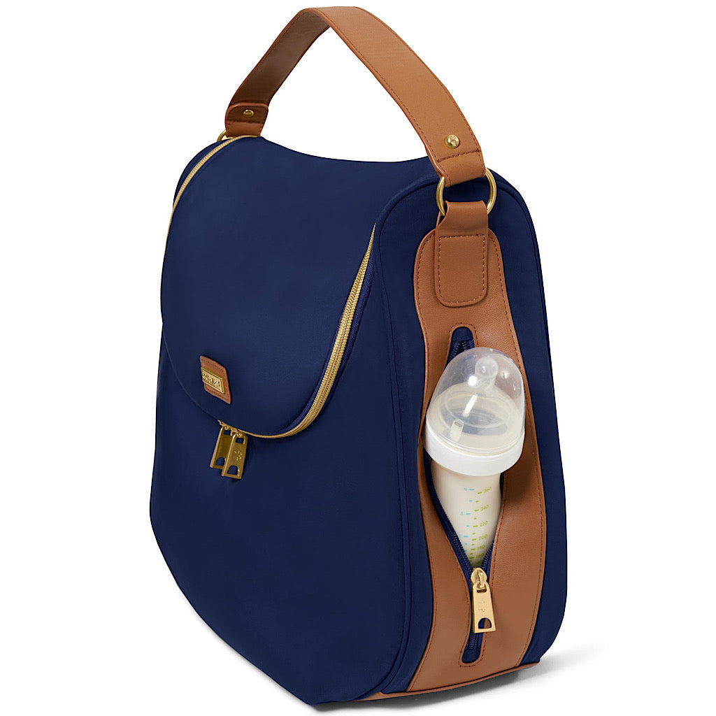 Bolso pañalera Skip Hop curve azul - JORHELITOS - JORHELITOS