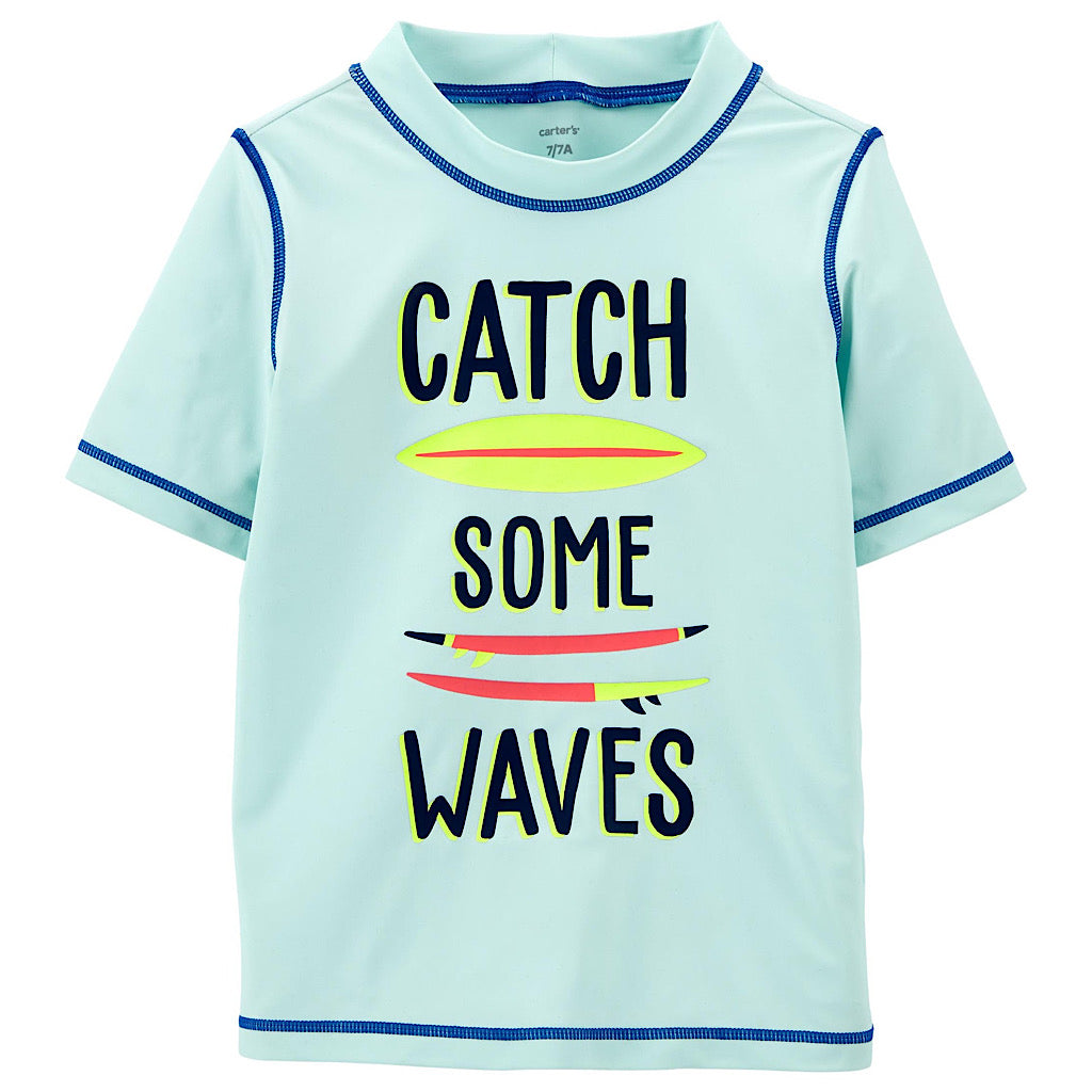 Playera natación Carter’s azul para niño - JORHELITOS - JORHELITOS