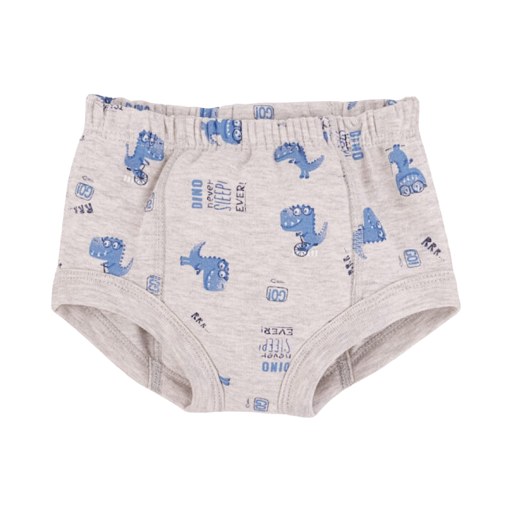 Calzón entrenador Baby Creysi gris dinosaurios para niño - JORHELITOS - JORHELITOS