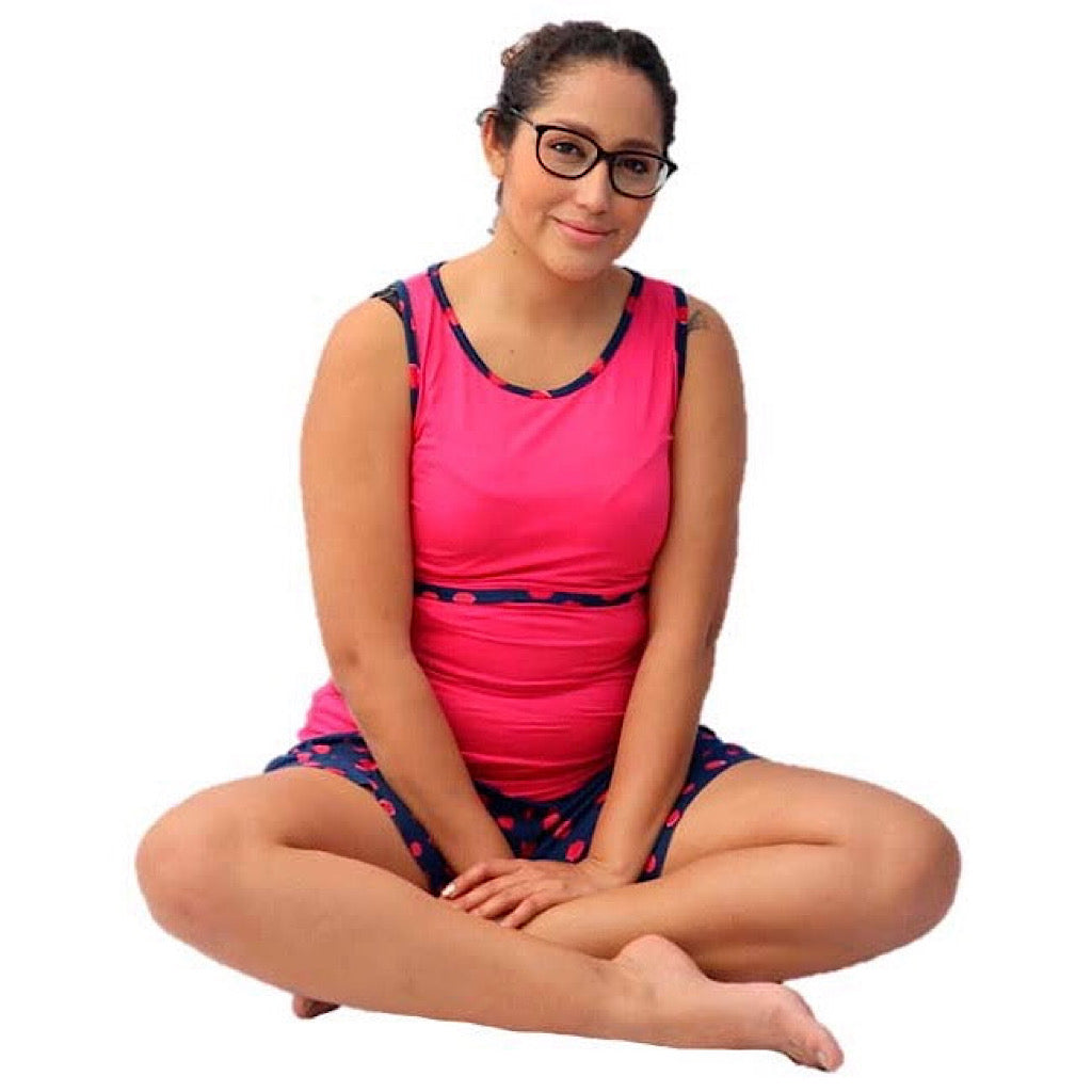 Pijama para lactancia y embarazo Violeta - JORHELITOS - JORHELITOS