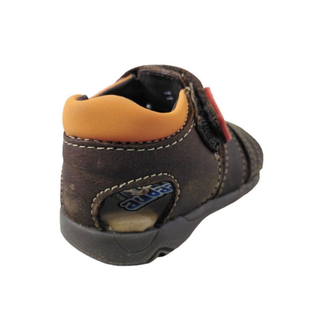 Huarache café claro para bebito Audaz - JORHELITOS - JORHELITOS