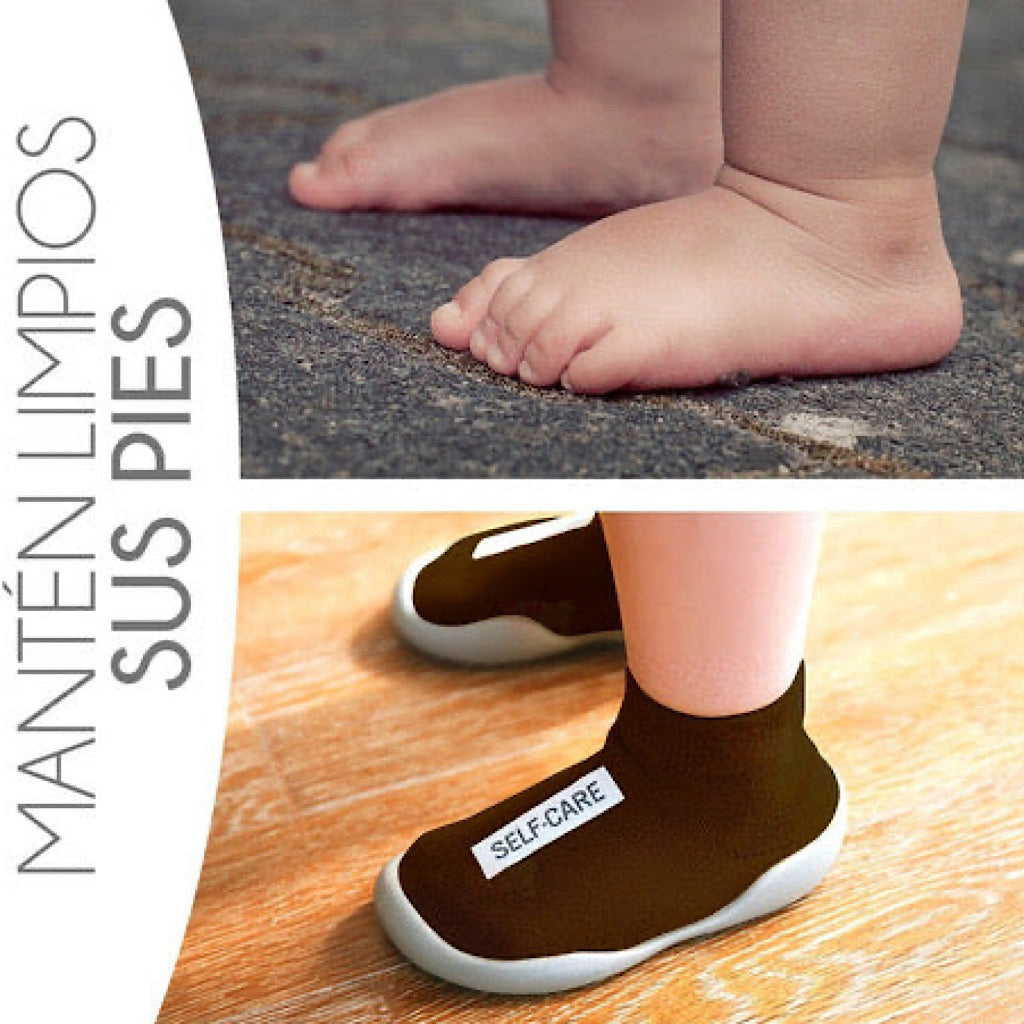 Zapato calcetín antideslizante color kaki - JORHELITOS - JORHELITOS