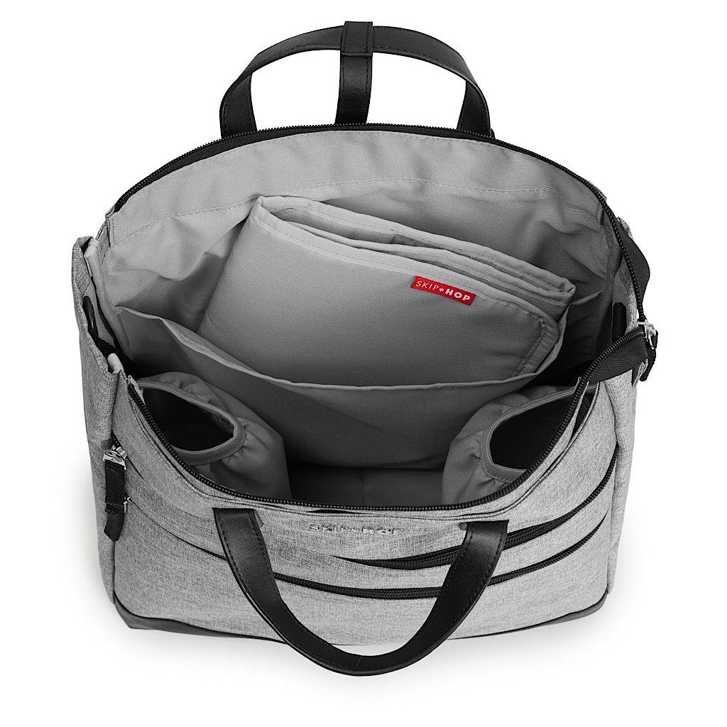 Mochila pañalera Skip Hop gris - JORHELITOS - JORHELITOS