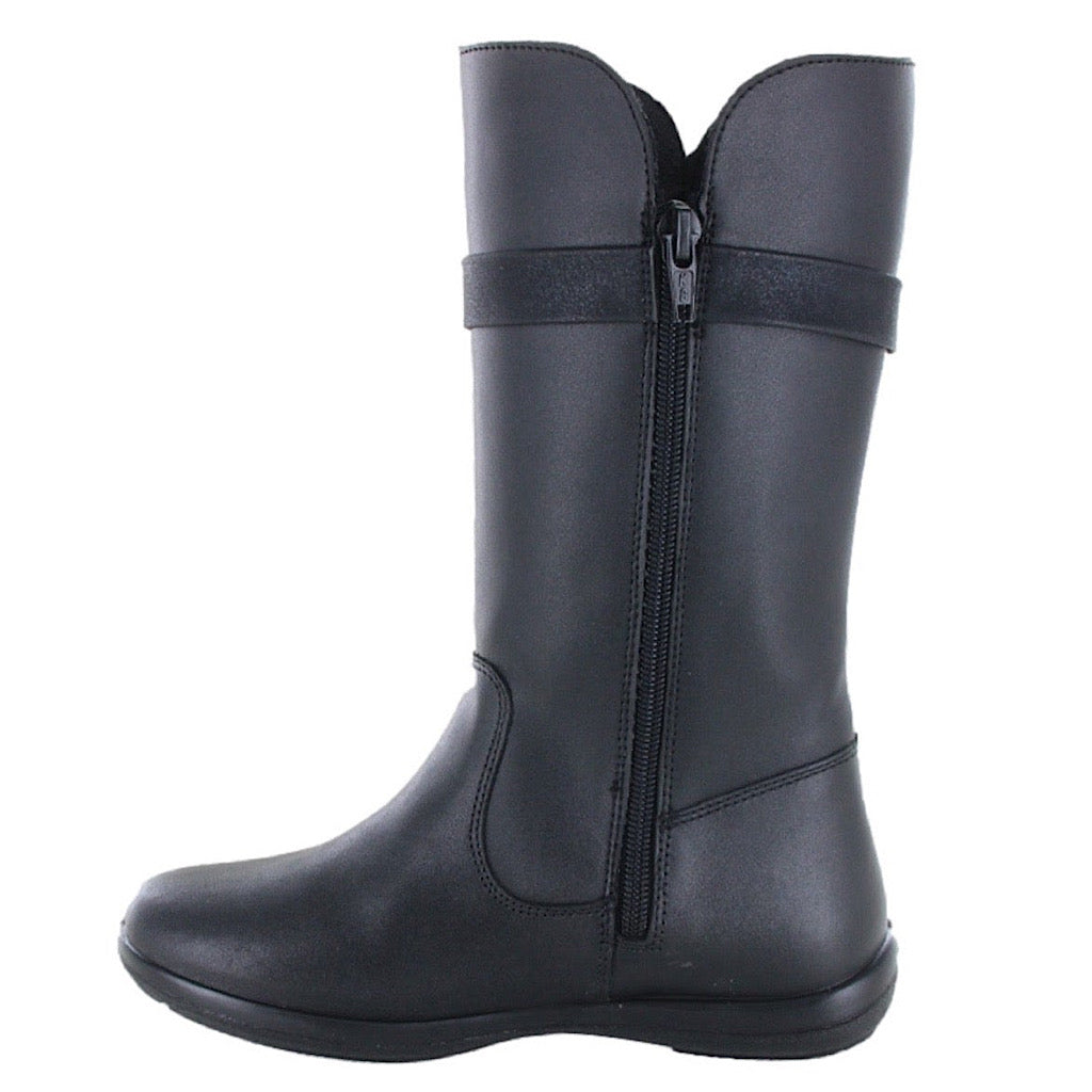 Bota color negra con moño niña Coqueta - JORHELITOS - JORHELITOS