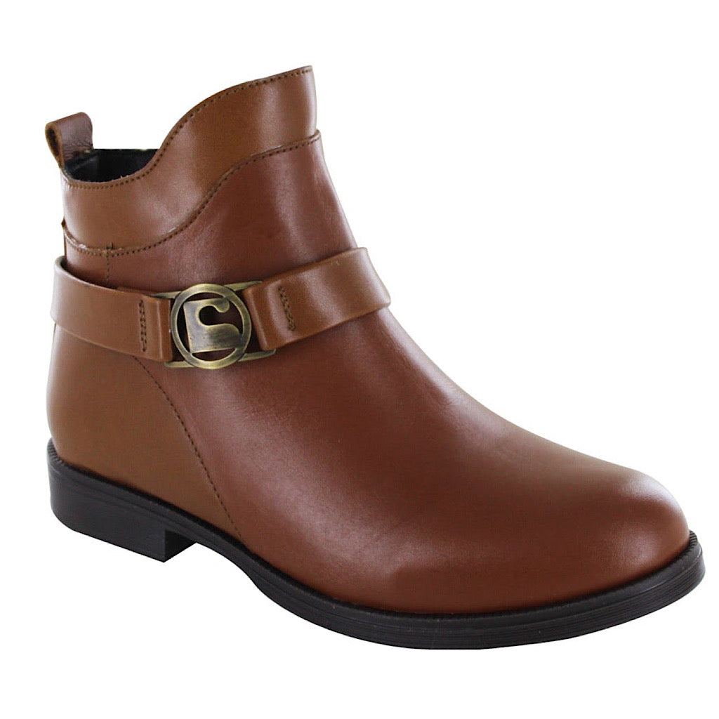 Botín miel con hebilla para niña Coqueta - JORHELITOS - JORHELITOS