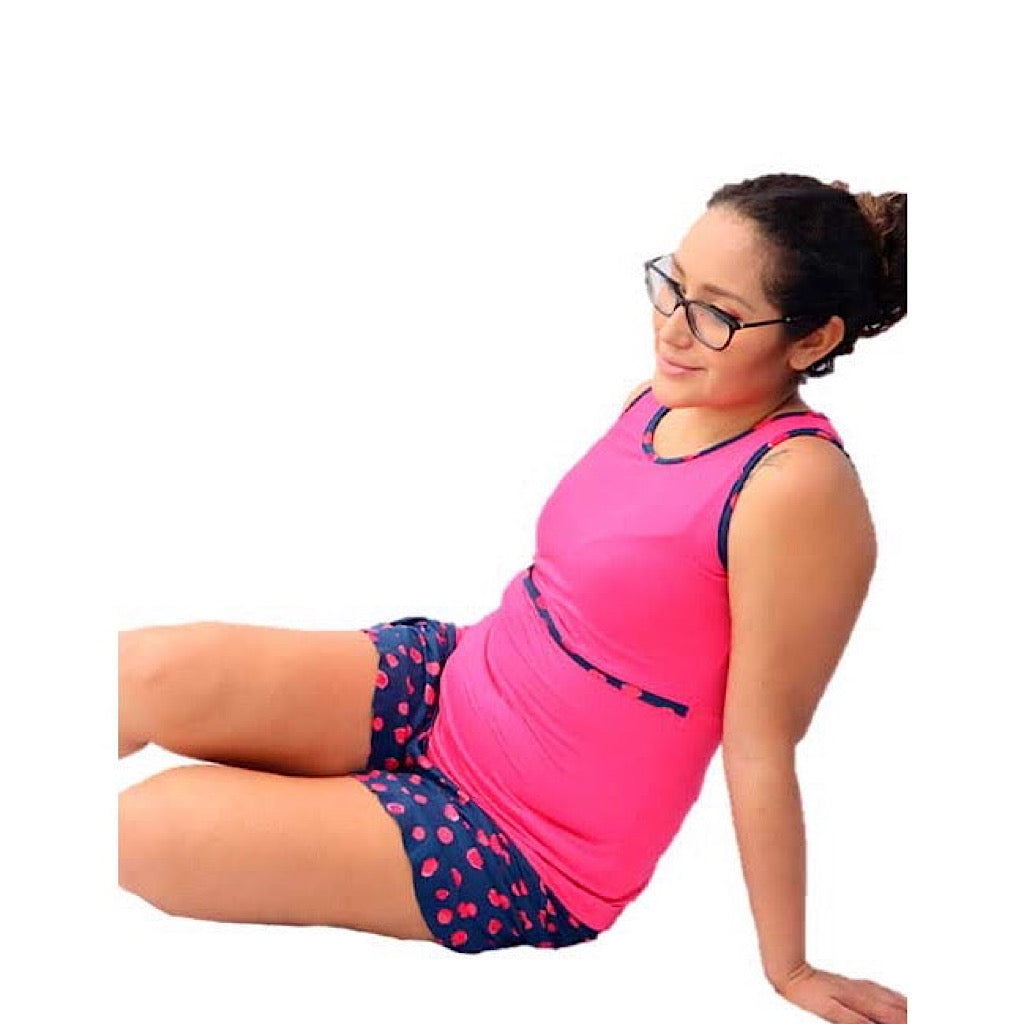 Pijama para lactancia y embarazo Violeta - JORHELITOS - JORHELITOS