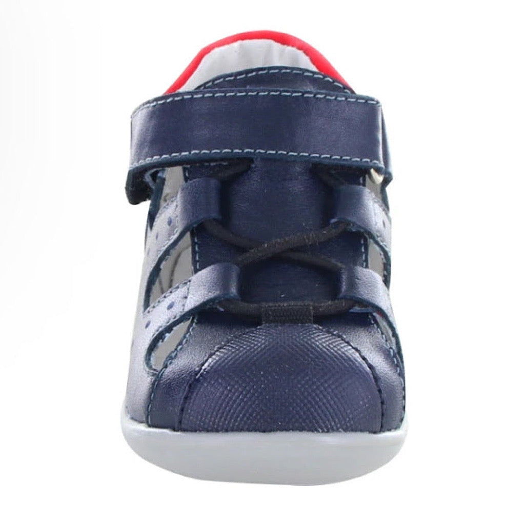 Huarache azul con rojo bebito Audaz - JORHELITOS - JORHELITOS