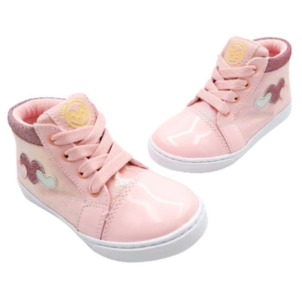 Tenis Bubble Gummers Katya rosa de corazones - JORHELITOS - JORHELITOS