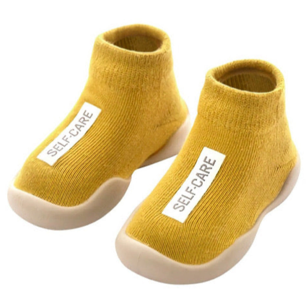 Zapato calcetín antideslizante color mostaza - JORHELITOS - JORHELITOS