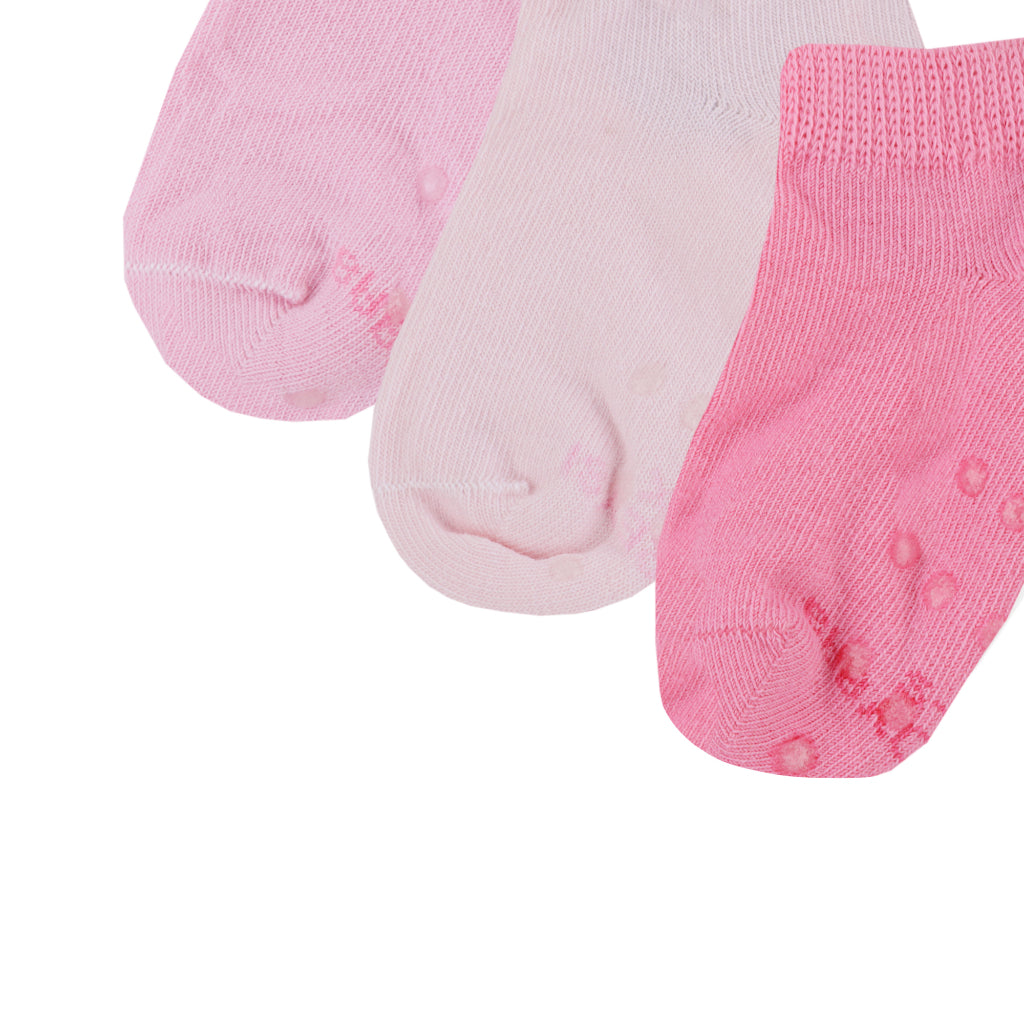 Set 3 pares tines Baby Creysi rosa para niña - JORHELITOS - JORHELITOS
