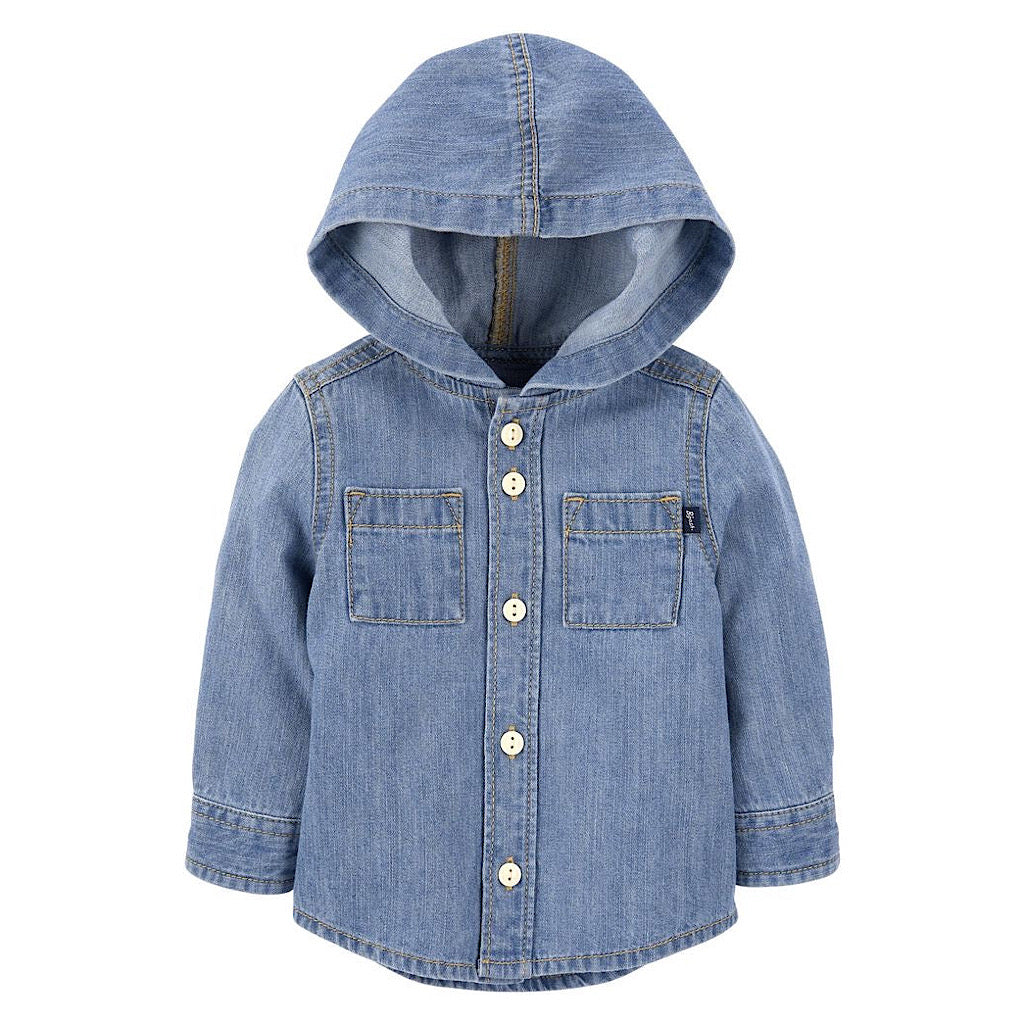 Blusa Oshkosh de mezclilla para niña - JORHELITOS - JORHELITOS