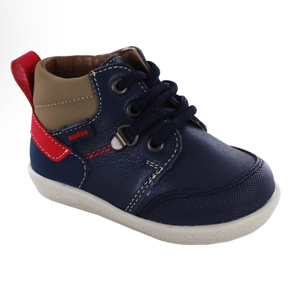 Botín azul con agujetas bebito Audaz - JORHELITOS - JORHELITOS