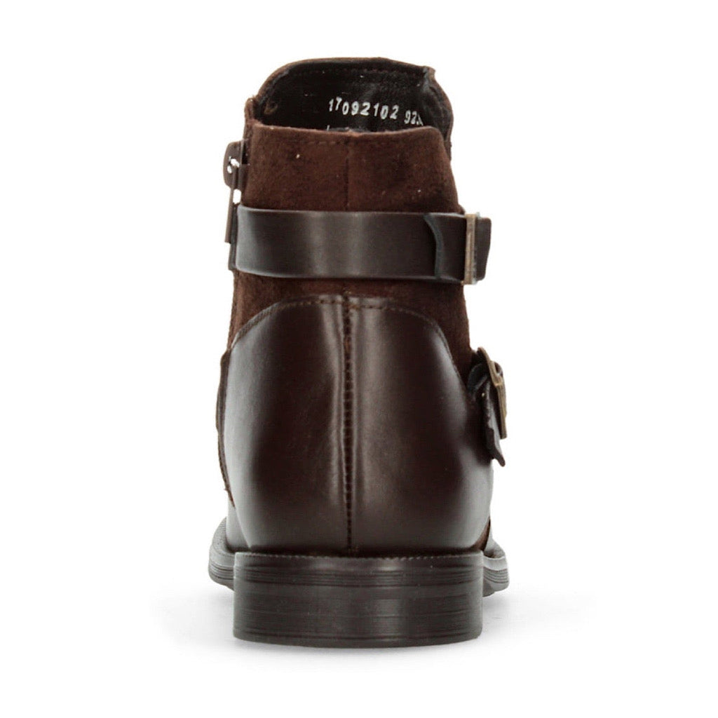 Botín café doble hebilla niña Coqueta - JORHELITOS - JORHELITOS