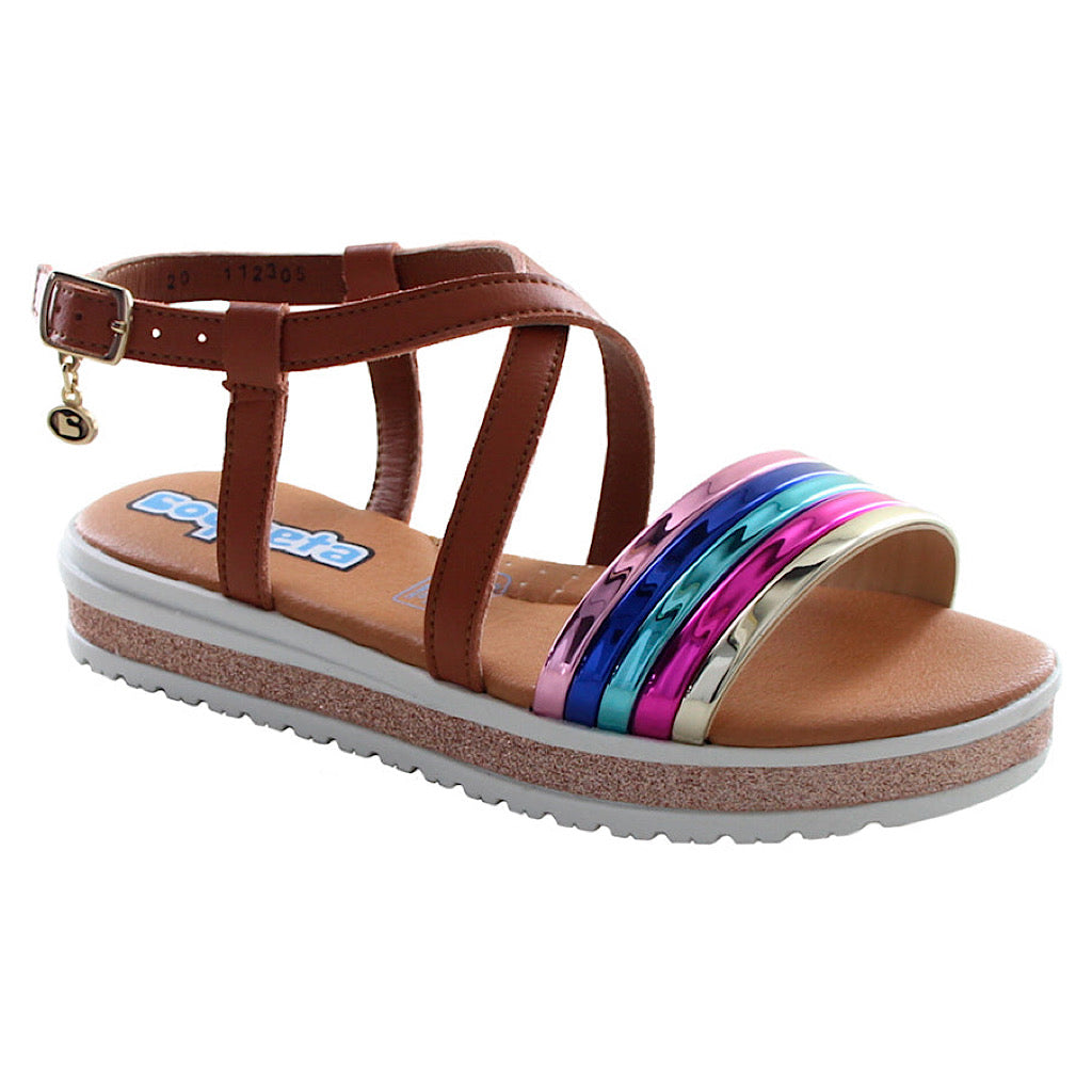 Sandalia tipo espejo para niña Coqueta - JORHELITOS - JORHELITOS