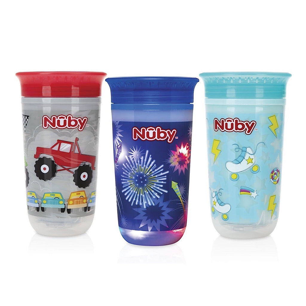 Vaso Nuby luminoso térmico shine 360º - JORHELITOS - JORHELITOS